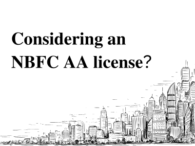 Considering an NBFC-AA License? Here’s Everything You Need to Know